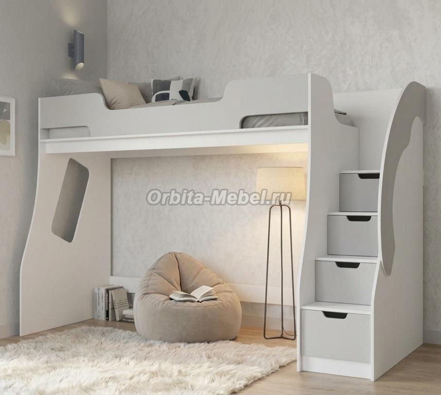 Кровать чердак с нишей Фанки Кидз