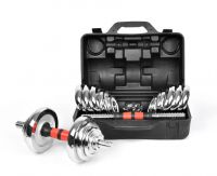 Набор гантелей разборных CLIFF, никель 20кг (в пластиковом боксе 2шт)