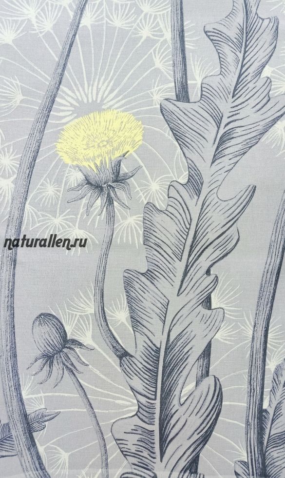 КПБ 1,5 сп Бязь премиум 140гр/м3 одуванчик