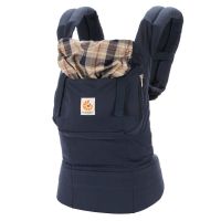 Ergobaby Carrier Organic Highland Navy Plaid