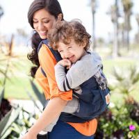Ergobaby Carrier Organic Highland Navy Plaid