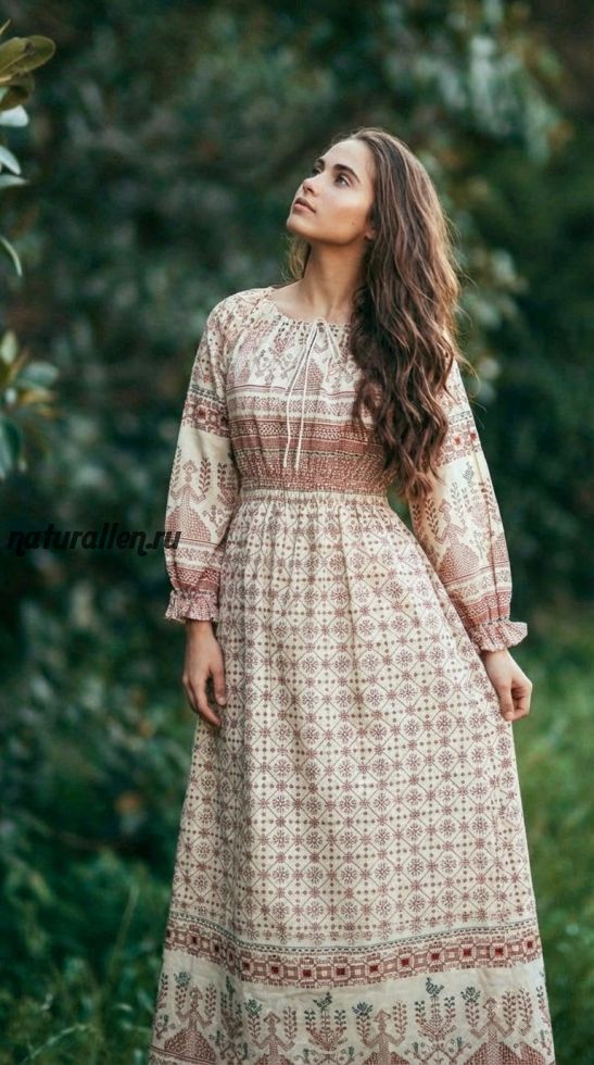 Платье в народном стиле "Берегиня"
