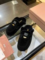 Мюли MIU MIU с мехом Premium