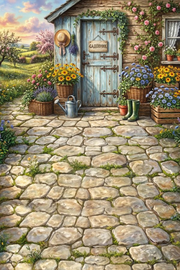 Фон стена "Summer wall №41"