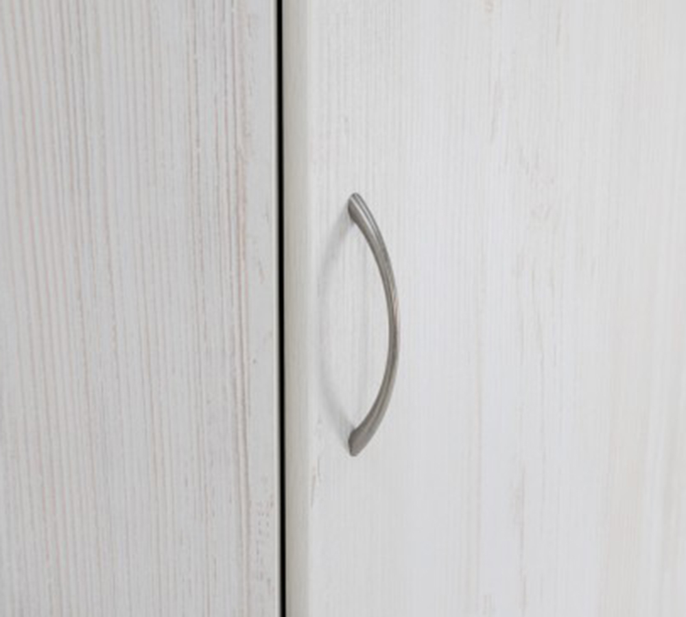 Ольга - 9.1 шкаф угловой без зеркала (Милк, Сатин)