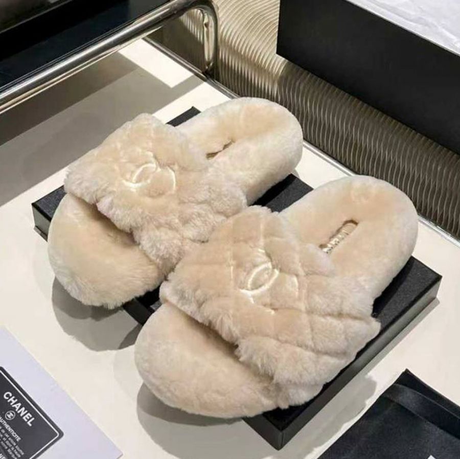 Мюли CHANEL с мехом Premium