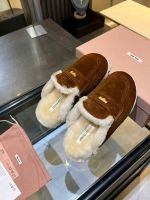 Мюли MIU MIU с мехом Premium