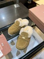 Мюли MIU MIU с мехом Premium