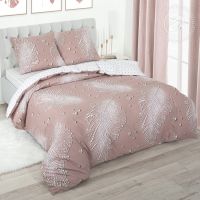 «Ожерелье» (ЛЮКС с простыней на резинке) постельное белье Поплин 1.5 спальный