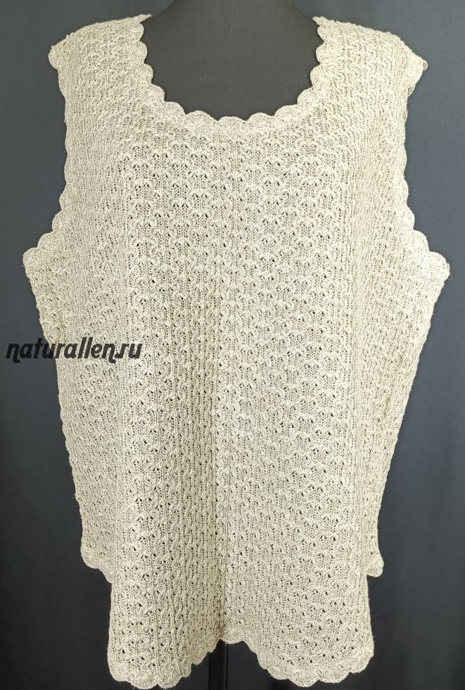 Кофта льняная серая Кимоно