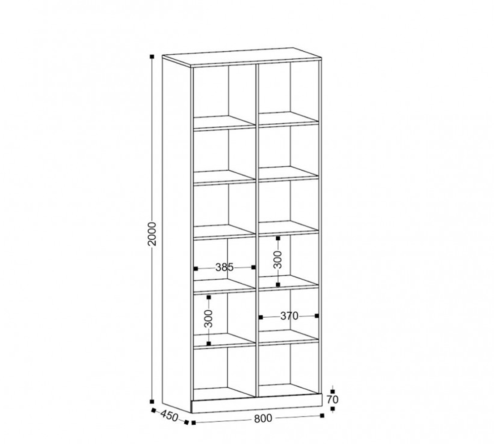 Николь-21 стеллаж