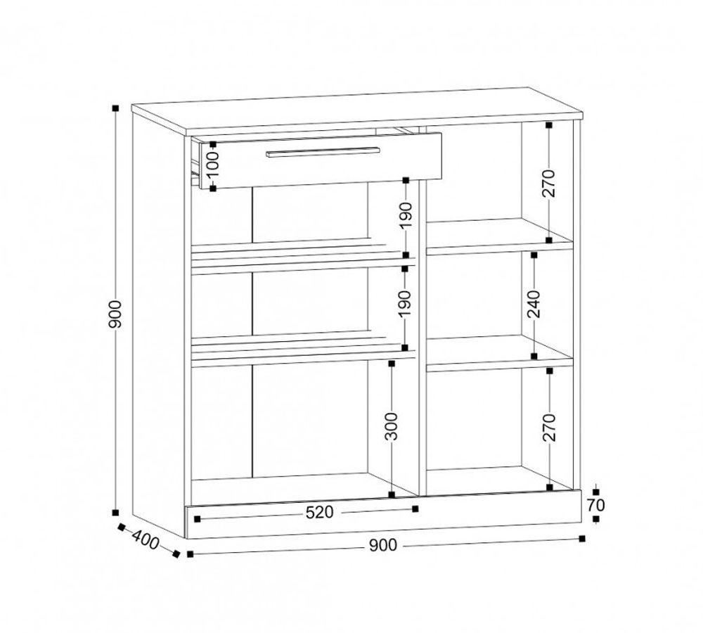 Николь-33 Тумба для обуви