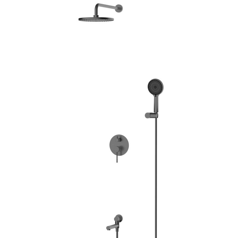 Душевой комплект встраиваемый с изливом RELAX-VDSET-GM