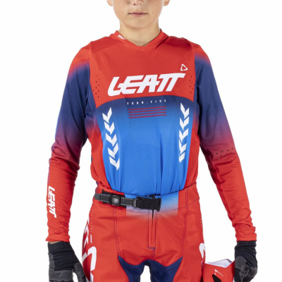 Мотоджерси подростковая Leatt Moto 4.5 Jersey Royal Blue/Red