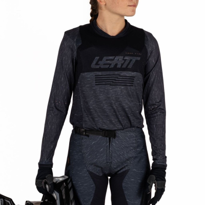 Мотоджерси подростковая Leatt Moto 4.5 Jersey Stealth Black/Grey