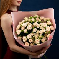 Кустовая роза таня 15 шт