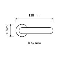 Ручка Linea Cali  Aura 1800 RB 011 схема