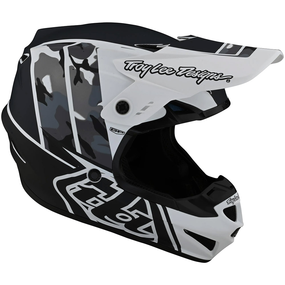 Troy Lee Designs GP Nova Camo White шлем для мотокросса и эндуро