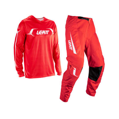 Комплект мотоджерси/мотоштаны подростковый Leatt 3.5 Jr Ride Kit Red