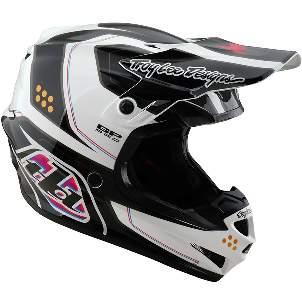 Troy Lee Designs GP Pro Trooper White шлем для мотокросса и эндуро