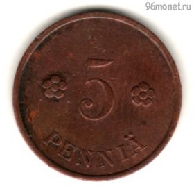 Финляндия 5 пенни 1935