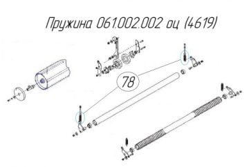 Пружина 061.002.002 оц (4619)