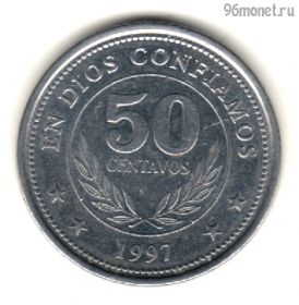 Никарагуа 50 сентаво 1997