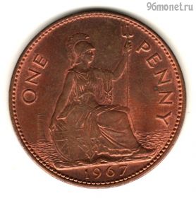 Великобритания 1 пенни 1967