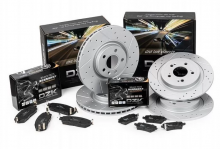 Диски тормозные DZK и колодки ДЗК, вкруг, на Haval H3 2WD