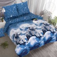 «Созвездие леопарда» (ЛЮКС) постельное белье Поплин 2-х спальный