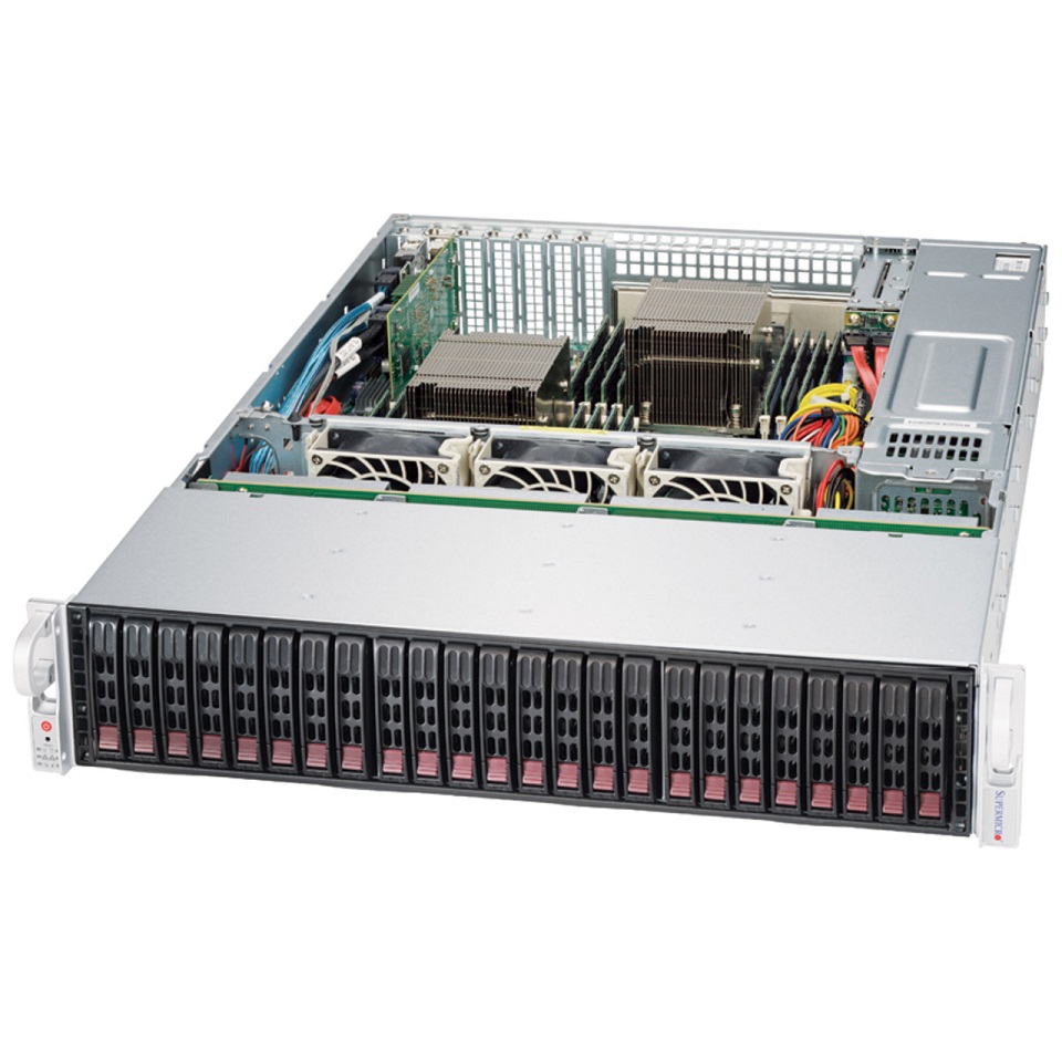 Корпус Supermicro SuperChassis 216BE2C-R920LPB Rack 920 Вт чёрный 2U, CSE-216BE2C-R920LPB