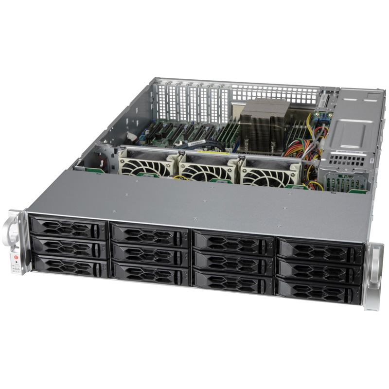 Корпус Supermicro SuperChassis LA26AC12-R920LP1 Rack 920 Вт чёрный 2U, CSE-LA26AC12-R920LP1