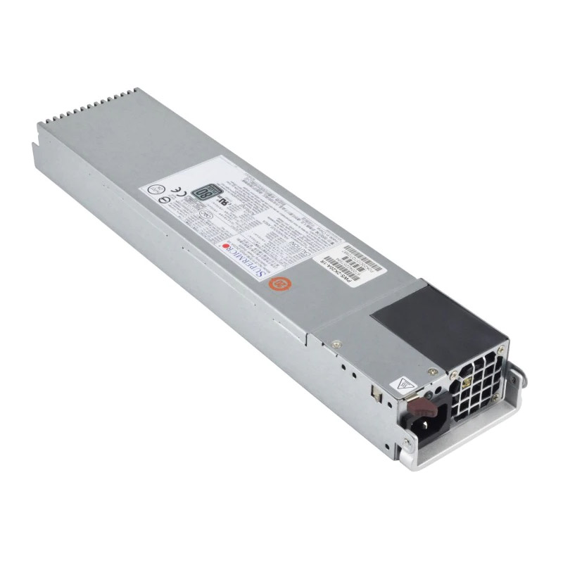 Блок питания серверный Supermicro PSU 1U 80 PLUS Titanium 2200 Вт, PWS-2K20A-1R
