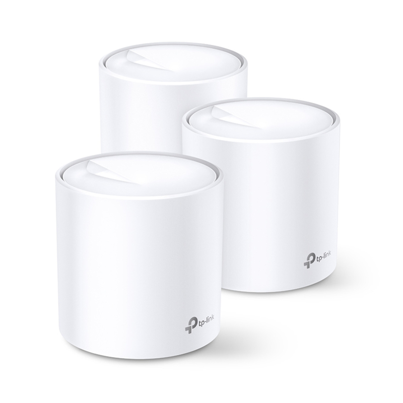 Беспроводной маршрутизатор TP-Link Deco X60 2.4/5 ГГц 2402 Мб/с, Mesh (3-pack), Deco X60(3-pack)