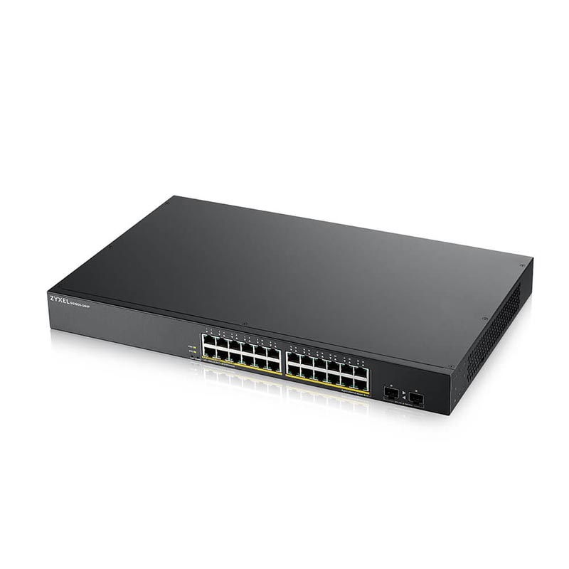 Коммутатор ZyXEL GS1900-24HPv2 24-PoE Smart 26-ports, GS190024HPV2-EU0101F
