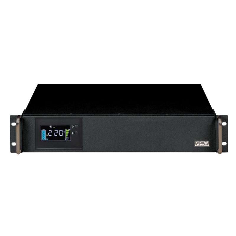 ИБП Powercom King Pro RM 1200 ВА, Rack 2U, KIN-1200AP LCD