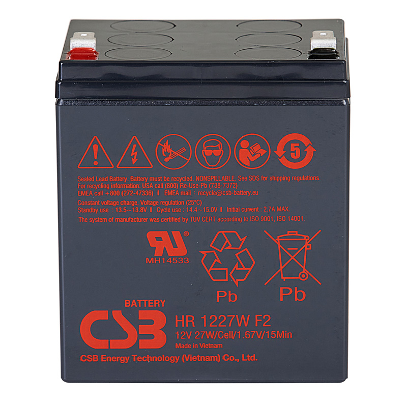 Батарея для ИБП CSB HR1227W 12 В, HR1227W