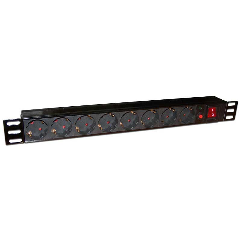 Блок розеток LANMASTER TWT-PDU19, 1U, TWT-PDU19-10A8P-1.8