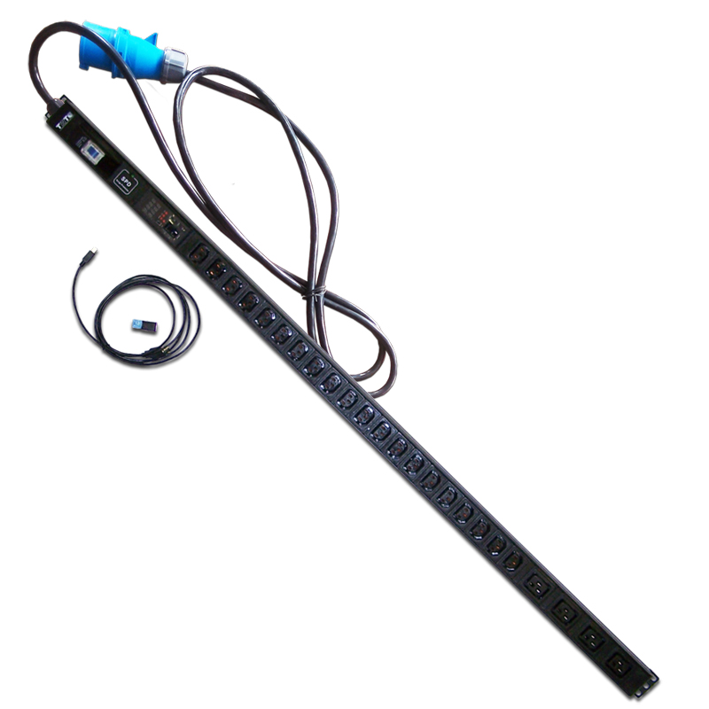 Блок розеток LANMASTER TWT-PDVM, Zero U, TWT-PDVM-4C9-20C3-I9