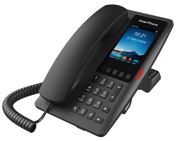 IP-телефон Fanvil H6W SIP без БП чёрный, H6W