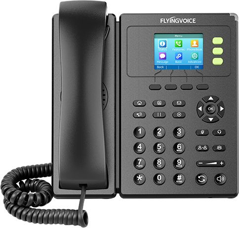 IP-телефон Flyingvoice FIP11CP SIP чёрный, FIP11CP