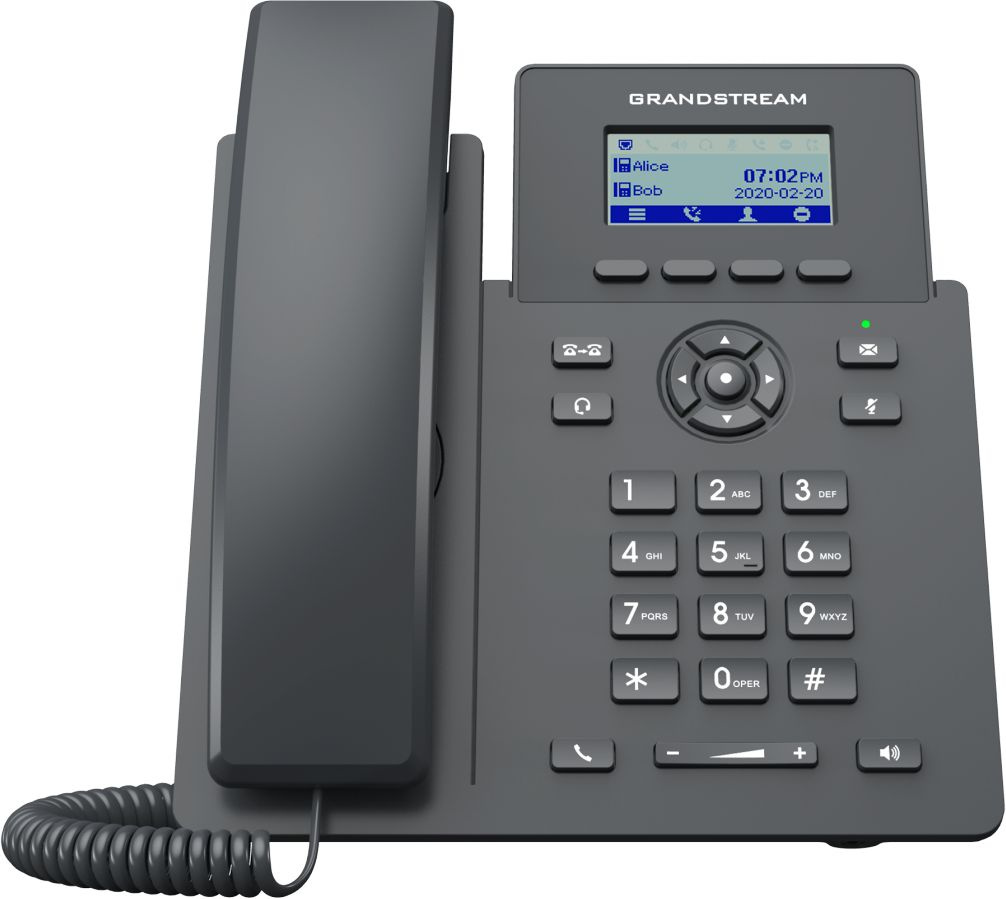 IP-телефон GRANDSTREAM GRP-2601P SIP чёрный, GRP-2601P