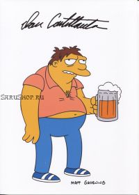 Автограф: Дэн Кастелланета. Симпсоны / The Simpsons
