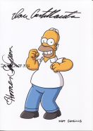 Автограф: Дэн Кастелланета. Симпсоны / The Simpsons