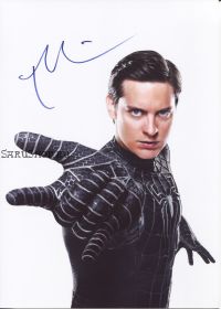 Автограф: Тоби Магуайр. Человек-паук 3: Враг в отражении