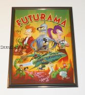 Автографы: Футурама. Мэтт Грейнинг, Уэст, Ди Маджио, Сагал  др. 8 подписей
