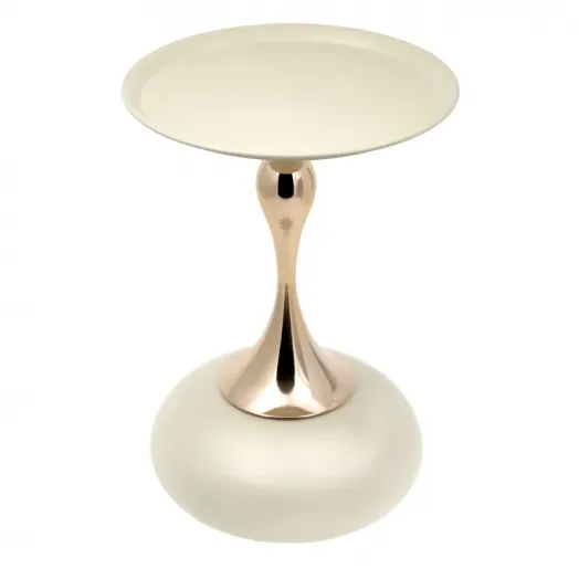 Кофейный столик Angel 40x55см, белый, металл