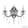 Бра Бронзовые BOHEMIA IVELE CRYSTAL 7109B12/3/210 B NB Никель Черненый, Латунь / Богемия Ивеле Кристалл