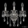 Бра Бронзовые BOHEMIA IVELE CRYSTAL 7202B11/3/125 B NI Никель, Латунь / Богемия Ивеле Кристалл