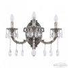 Бра Бронзовые BOHEMIA IVELE CRYSTAL 7109B12/3/210 A NB Никель Черненый, Латунь / Богемия Ивеле Кристалл